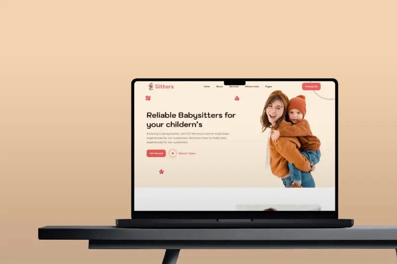 SITTERS — babysitter platform (6 home layouts) preview