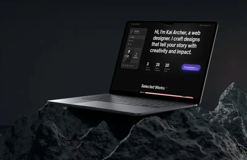 NEXEN — designer portfolio v2 (dark & modern) preview