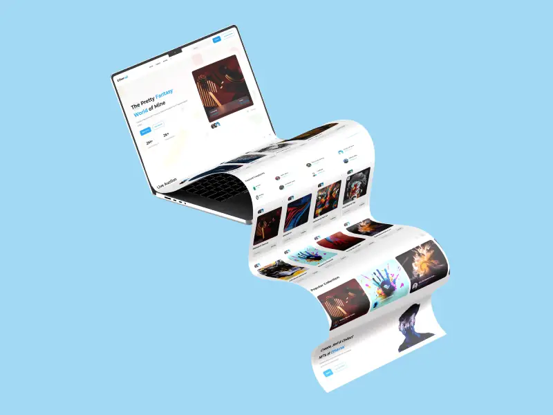 Ethernal — NFT marketplace (light) preview
